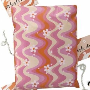 20 Wavy Daisy Poly Mailers 12x15.5
